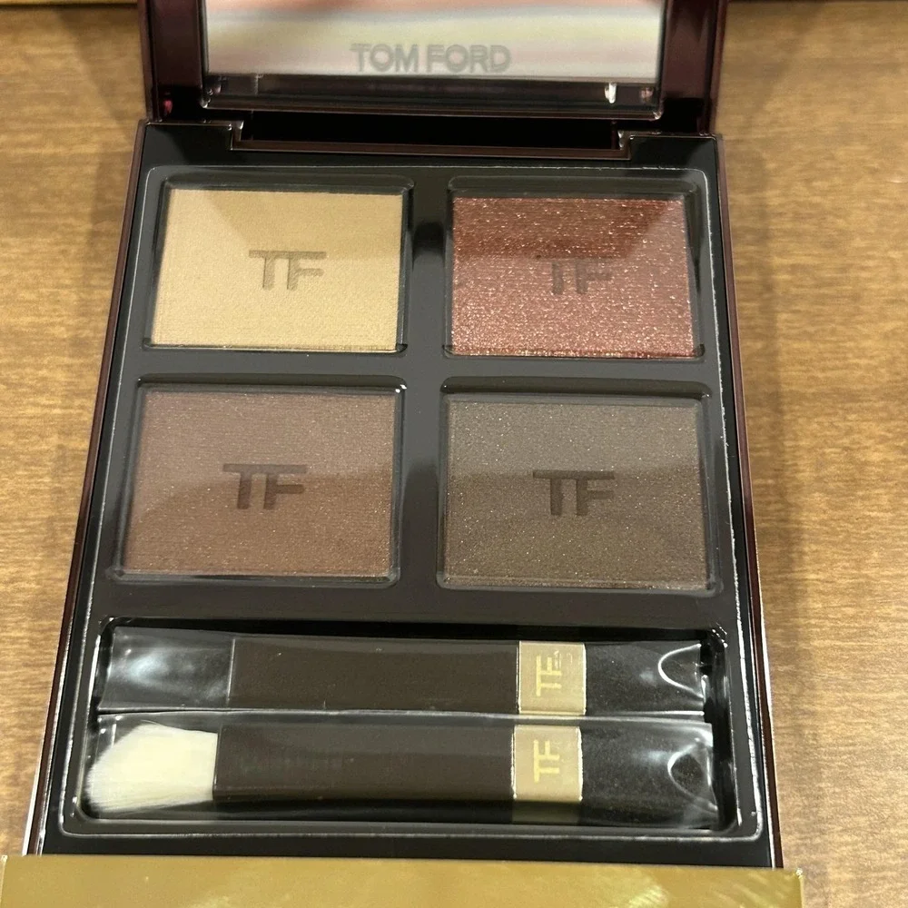Tom Ford Eye Color Quad Creme Ember Bronze 0.18 Oz 5.2g Satin Shimmer Makeup